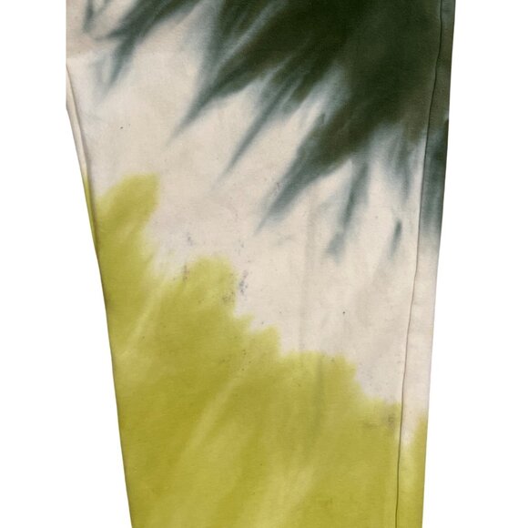 Electric & Rose Siesta Tie-Dye Sweatpants Fade Olive/Chartreuse M 70% Cotton/25% - Picture 2 of 8